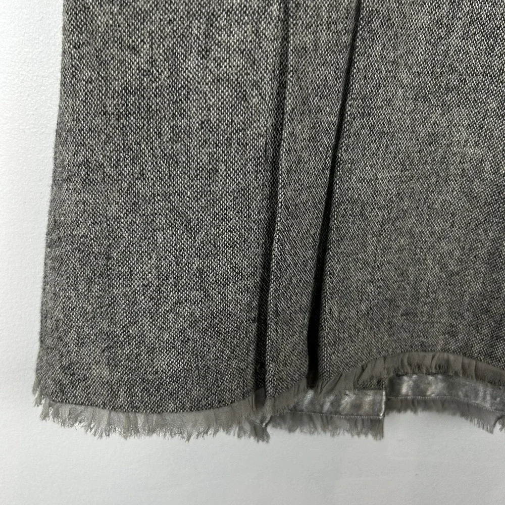 WHBM Suit Skirt Womens 6 8 Tweed 3 Button Gray Office Career Professional Read